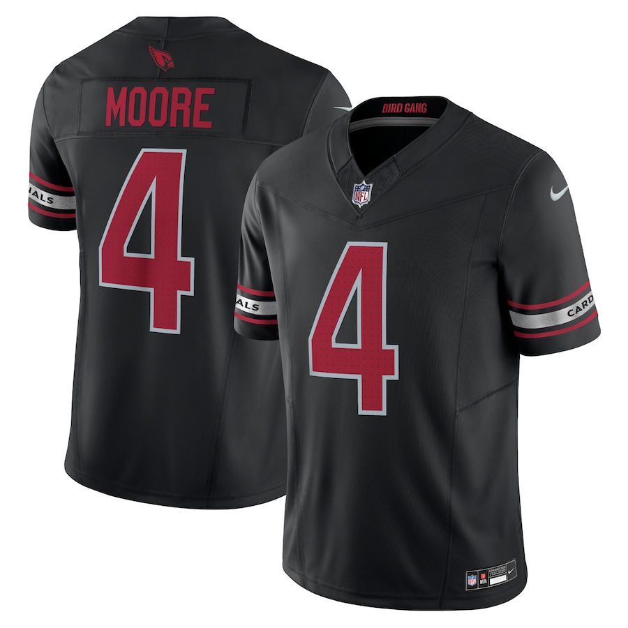 Men Arizona Cardinals #4 Rondale Moore Nike Black Vapor F.U.S.E. Limited NFL Jersey